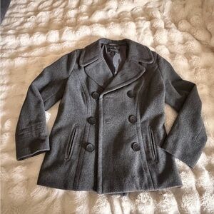 Style & Co. Gray Wool Pea Coat